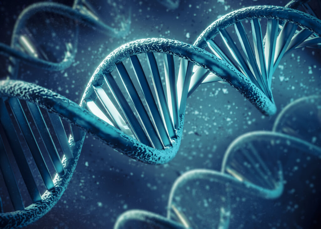 3d-representation-dna genética forense